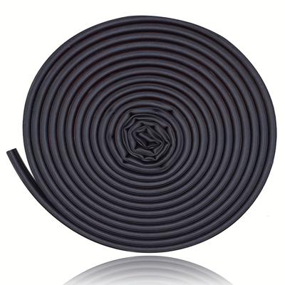 TEMU For T5/ Door Seal Ring, 5m/196.85inch, Extra Large D16x16mm - Synthetic Rubber, Left Placement, Oem Standard, No Battery Required, For Durable & Reliable Sea Image