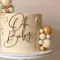 Oh Baby Acrylic Newborn Cake Topper Sweet Weekend Decor for Baby Shower Party Decor Supplies Gender Reveal Adorable Cake Decor