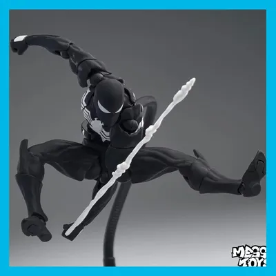 in stock Messtoys Spiderman Figure Black Symbiote Spider Man Figurine Action Figure Custom model gk