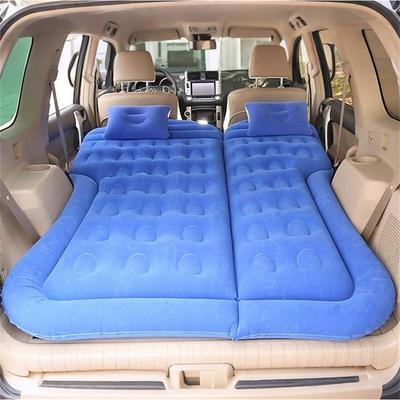 Air Mattress Camping Bed Cushion Pillow Inflatable Thickened Car Air Bed Mattress with Electric Air Pump Portable Sleeping Pad for Travel Camping