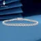 3-5mm D Color Moissanite Tennis Bracelet 925 Sterling Silver Full Diamond Bracelets for Women