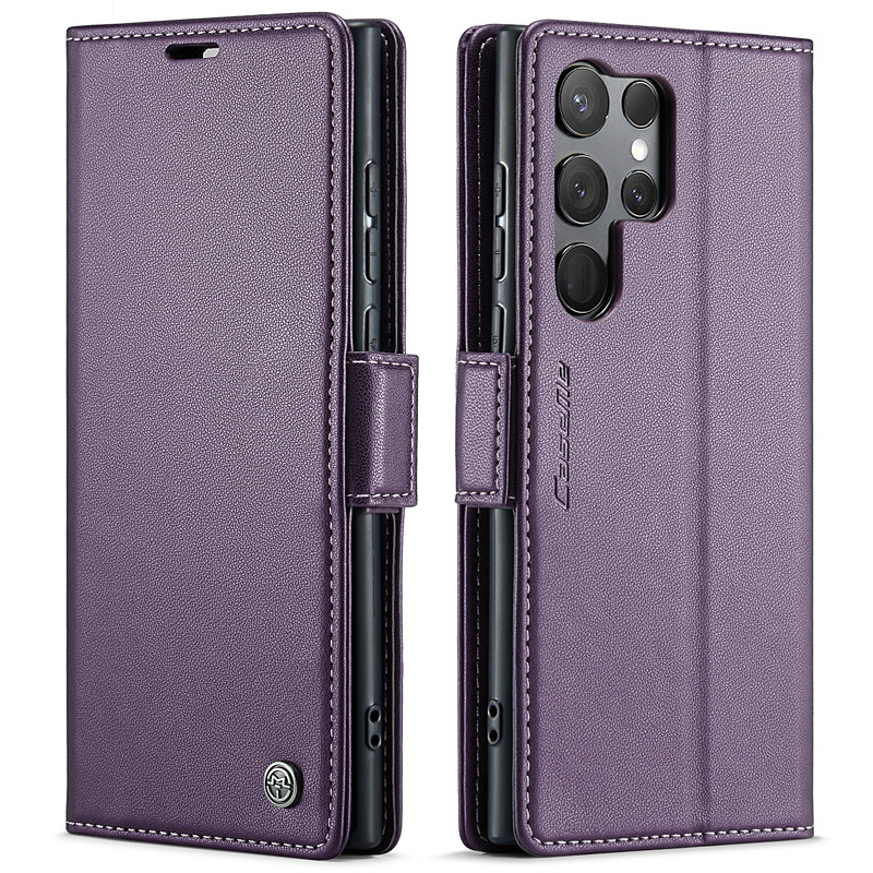 Phone Case For Samsung Galaxy S22 S21 Ultra Plus S20 A56 A36 A16 A06 A55 5G A35 5G A25 Wallet Case Flip Cover Magnetic Full Body Protective Kickstand PU Leather