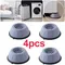 Washing Machine Anti Vibration Pads Non-Slip Rubber Leg Feet Pads Washing Machine Support Dampers