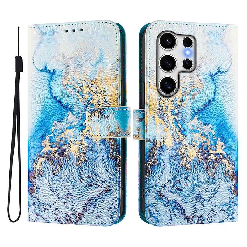 Phone Case For Samsung Galaxy S26 Ultra Plus S25 S24 S23 S24 FE S22 S21 Ultra Plus S20 A55 5G A35 5G Wallet Case with Stand Holder Magnetic Full Body Protective Retro TPU PU Leather