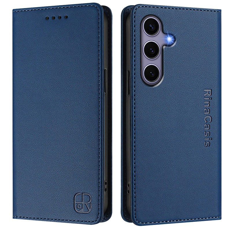 Phone Case For Samsung Galaxy S26 Ultra Plus S25 S24 S23 S24 FE S22 S21 Ultra Plus S20 A55 5G A35 5G Flip Cover with Stand Holder Magnetic Support Wireless Charging Retro TPU PU Leather
