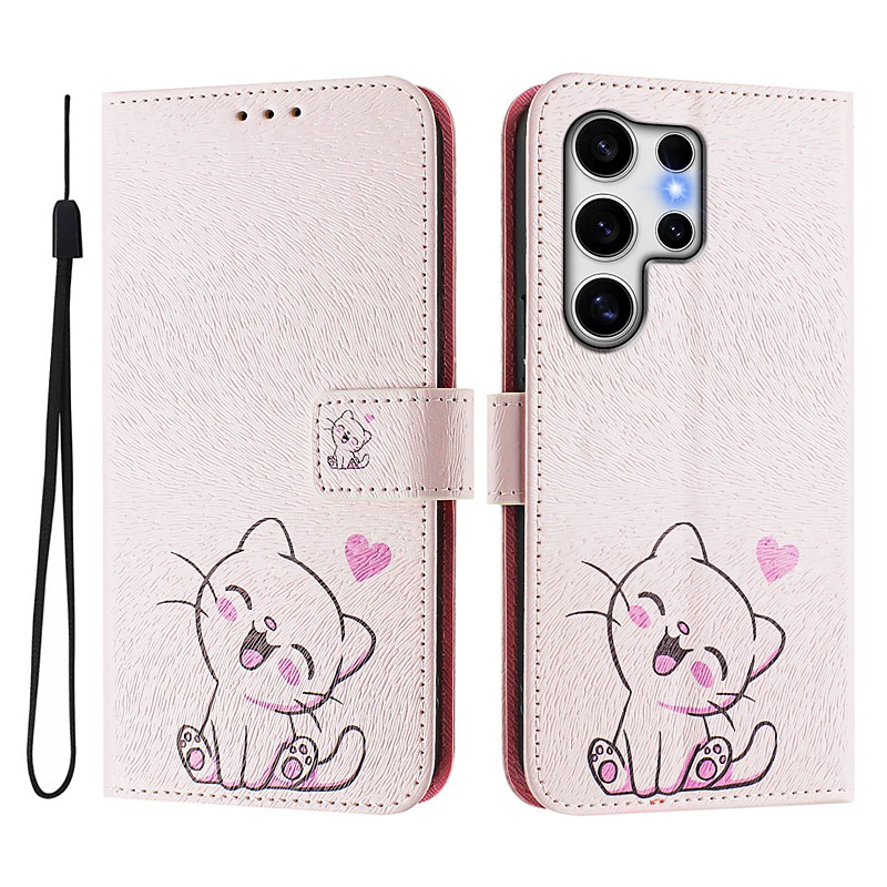 Phone Case For Samsung Galaxy S26 Ultra Plus S25 S24 S23 S24 FE S22 S21 Ultra Plus S20 A55 5G A35 5G Wallet Case with Stand Holder Magnetic Full Body Protective Retro TPU PU Leather