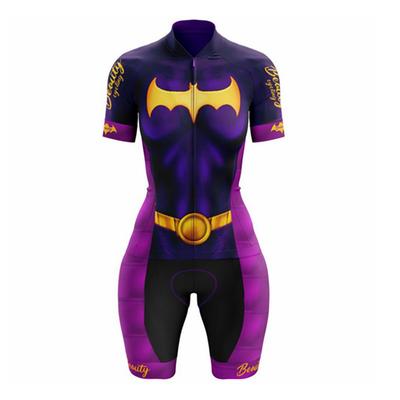 Women's Triathlon Tri Suit Short Sleeve Triathlon PinkWhite Blue Red Black Black Graphic Bike Lycra Sports Graphic Clothing Apparel