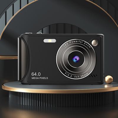 Auto Focus 64MP 4K Face Detection 2.4-inch 18X Zoom 650mah Rechargeable Battery Pocket Cinema Digital Compact Video Cameras