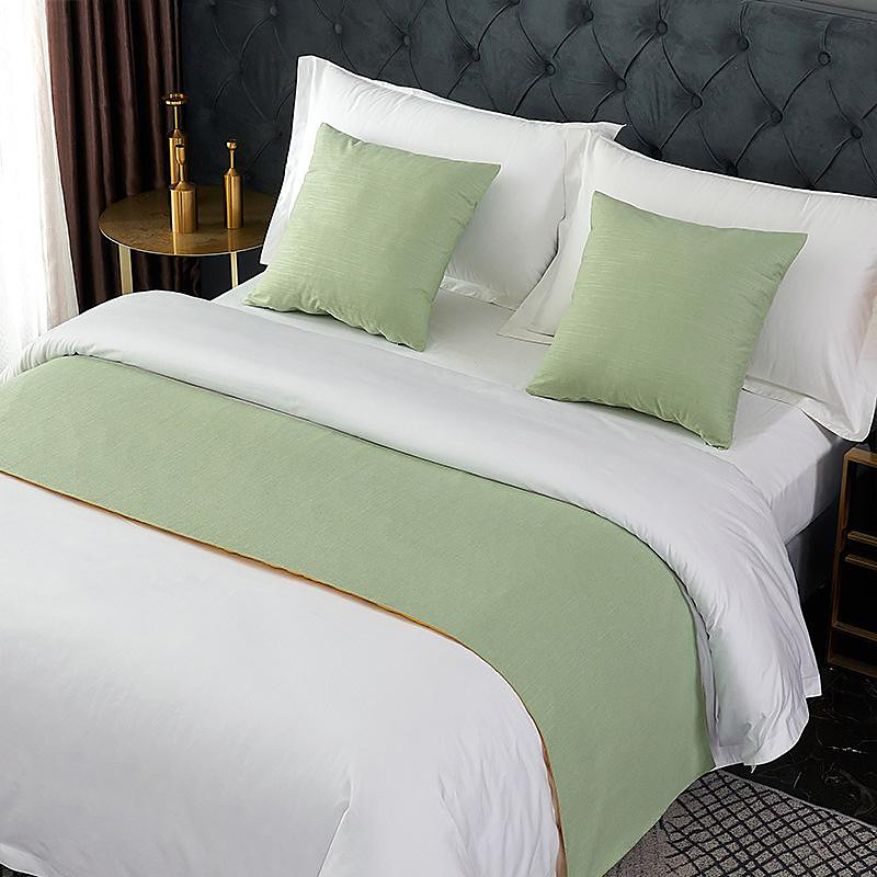 Bed Runner Bed Scarf, Decorative Bed Scarf for Home Hotel Bedspreads Scarves Protection Modern Solid Bed Runner for Foot of Bed Home Bedroom Bedding Decoration