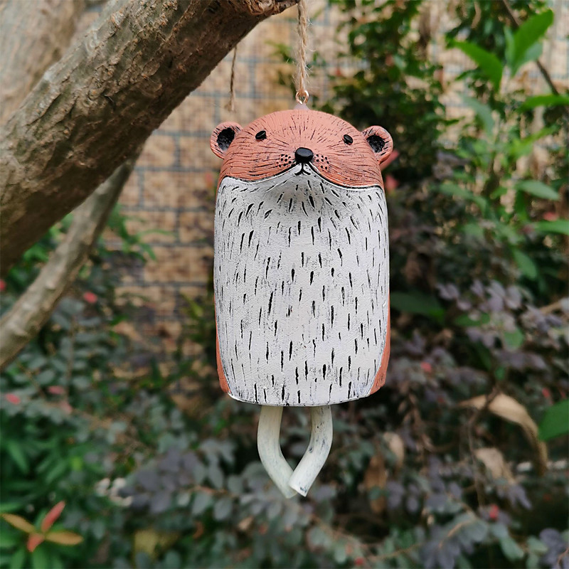 Beautiful Rustic Animal Wind Chimes Boho Handmade Garden Decor GiftResin Animal Decor Gift Ideas Garden Decor Unique Gift 1pcs