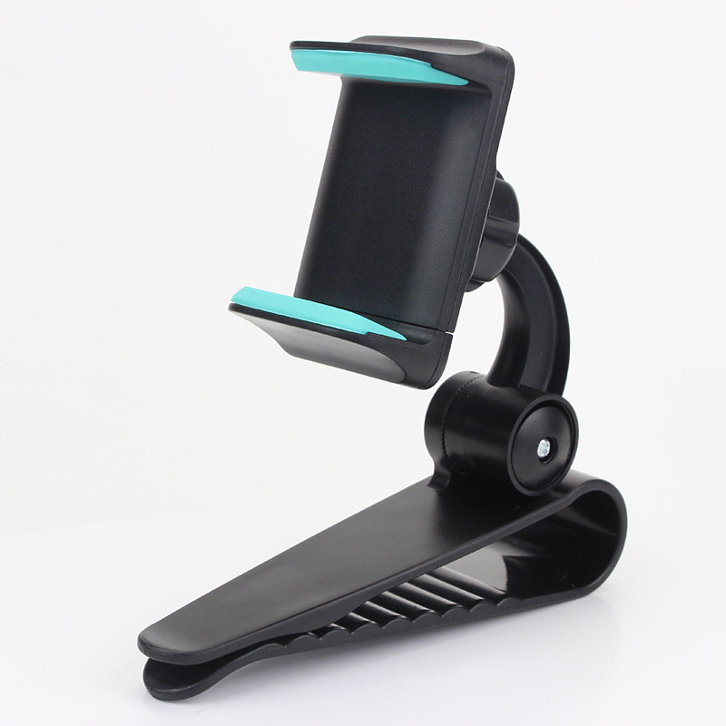 Sun Visor Phone Mount Car Phone Holder For Car Universal 360 Rotating Car Mount Support Clip Bracket Cradle Clip Compatible To Smartphones