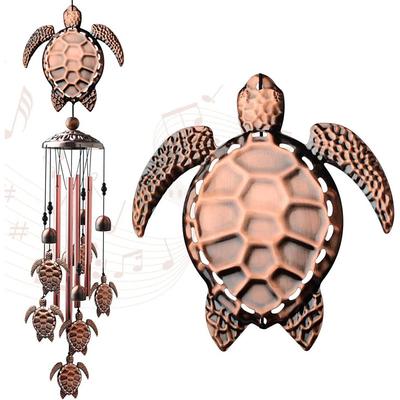 Pure Hand-Made Copper Wind Chimes,Animals Wind Chimes for Outside Clearance Copper Windchimes Outdoors Patio Decor House Warming Gifts Outdoor Wind Chimes Garden Decor for Outside Porch Yard Decoratio