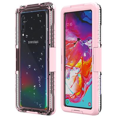 Phone Case For Samsung Galaxy S24 S22 S21 FE S21 Ultra Plus A73 S20 A32 A52 A42 A22 Full Body Case Waterproof Transparent Shockproof Transparent Silica Gel PC