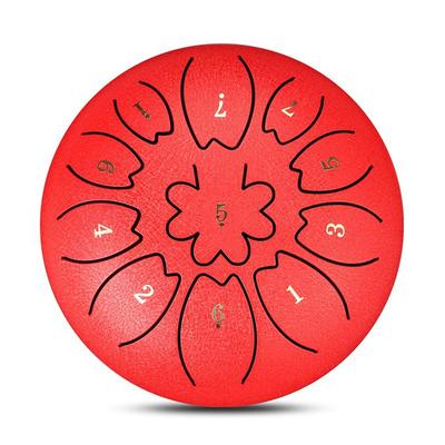 6 Inch 11 Tone Steel Tongue Drum Mini Music Drums Handpan Beginners Ethereal Drum Musical Instruments Tambor Gifts