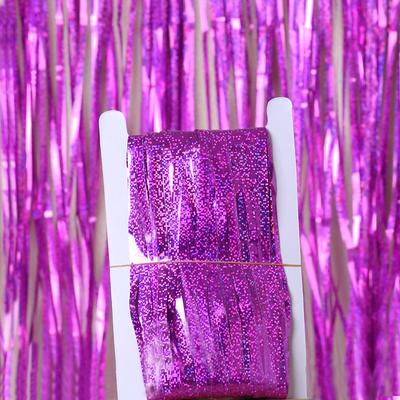 Laser Rain Curtain Birthday Scene Decoration Wedding Background Wall Decoration Tassel Door Curtain Party Decoration Rain Curtain