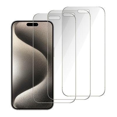 3 pcs 5 pcs 10 pcs Screen Protector For Apple iPhone 16 iPhone 15 Pro Max Plus iPhone 14 13 12 11 Pro Max Mini X XR XS Max 8 7 Plus Tempered Glass 9H Hardness Anti Bubbles Anti-Fingerprint High