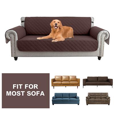 100% Waterproof Quilted Sofa Covers Couch Cover Sofa Cover Recliner Cover for Dogs,Couch Protector Non-Slip Sofa Slipcover for 1/2/3/4 Cushion Couch Reclining Furniture Protector for Pets, Kids,Dog