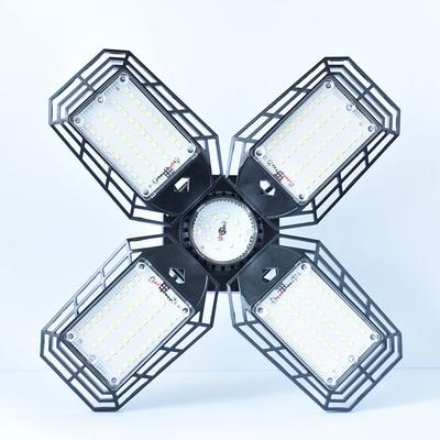 LED Garage Lights Bulb 6500K Led Shop Light Deformable Panels Basement Light Garage Ceiling Lights E26/E27 for Garage Warehouse Shop