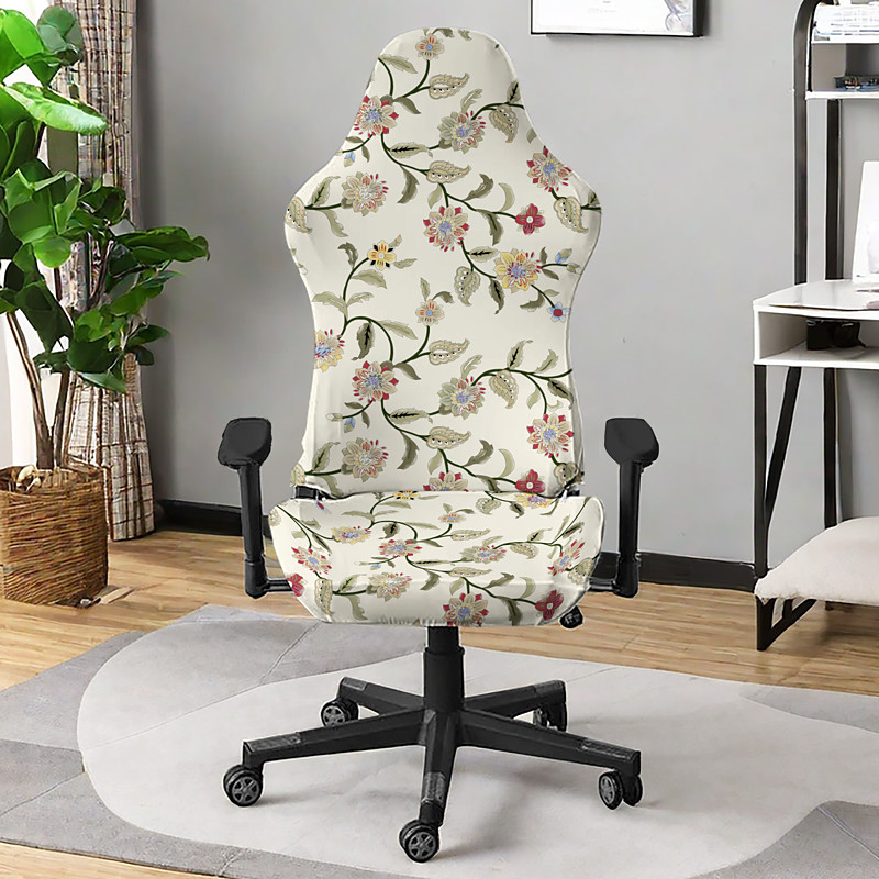 Stretch Rotating Covers Gaming Chair Covers Covelvet Gaming Chair Slipcover Computer Chair Seat Covers for Armchair, Swivel Chair, Adults Video Game Chair,Computer,Boss Chair