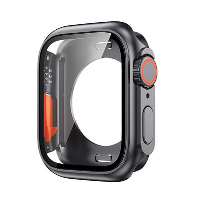 Watch Case with Screen Protector Compatible with Apple Watch Series 8 7 41mm 45mm / Series 6 5 4 SE 40mm 44mm All Around Protective Shockproof Tempered Glass / Hard PC Watch Cover