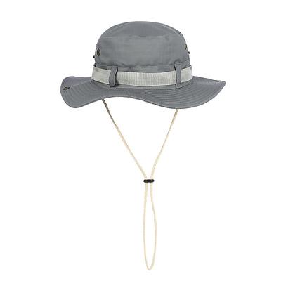 Fishing Sun Boonie Hat Waterproof Summer UV Protection Safari Cap Outdoor Wide Brim Hunting Hat Army Green Dark Green Khaki for Hunting Fishing Climbing Bucket Hat