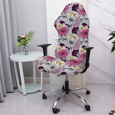 Office Chair Cover Gaming Chair Covers Stretch Washable Computer Chair Slipcovers for Armchair, Swivel Chair, Gaming Chair,Computer boss Chair Floral Printed