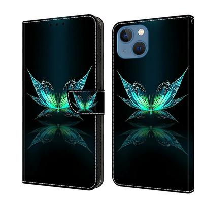 Phone Case For iPhone 16 15 14 Pro Max Plus 13 12 11 Pro Max Mini Wallet Case Flip Cover with Stand Holder Magnetic Card Slot Butterfly Flower Flower Floral TPU PU Leather