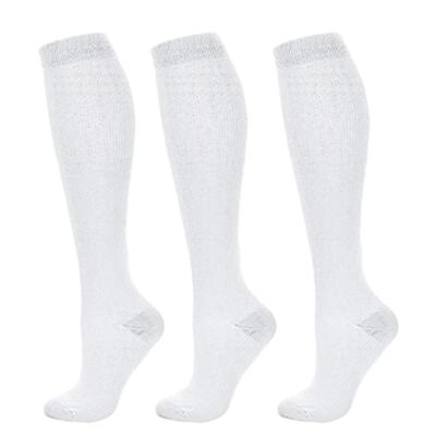 3 Pairs Compression Socks, 15-20mmHg Neuropathy Socks Bunion Socks Closed Toe Compression Stockings for Men Women,Suit for Running,Nurse,Travel,Cycling,Athletic