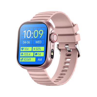 696 ZW39 Smart Watch 2.01 Fitness Watch Bluetooth Pedometer Temperature Monitor Call Reminder IPX0 Waterproof iOS Android Compatible
