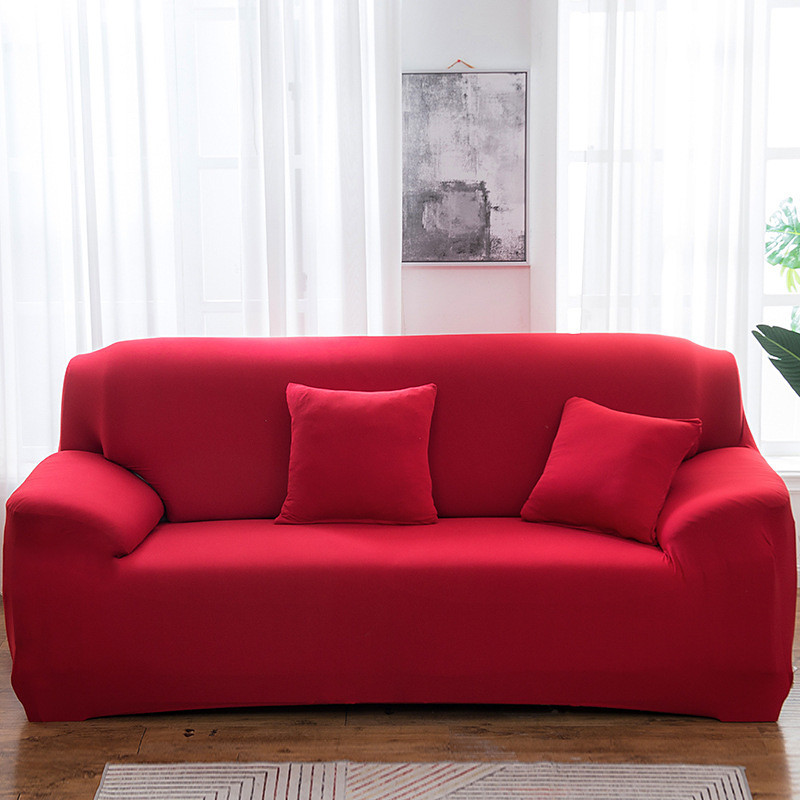 Couch Cover for Living Room, 4 Seater Stretch Furniture Protector Dust-Proof Loveseat Cover All-Inclusive Cover Furniture Protector Chair Covers for Living Room