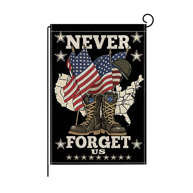 4th of July Independence Day Garden Flag 12 x 18 Inch Yard Flags, Small Garden Flags for Outside, Outdoor Flags, Holiday Garden Flags for All Seasons
