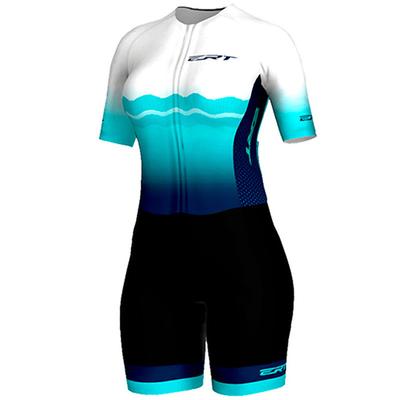 Women's Triathlon Tri Suit Short Sleeve Triathlon Silver Light Yellow Dark Grey Graphic Bike Lycra Sports Graphic Clothing Apparel