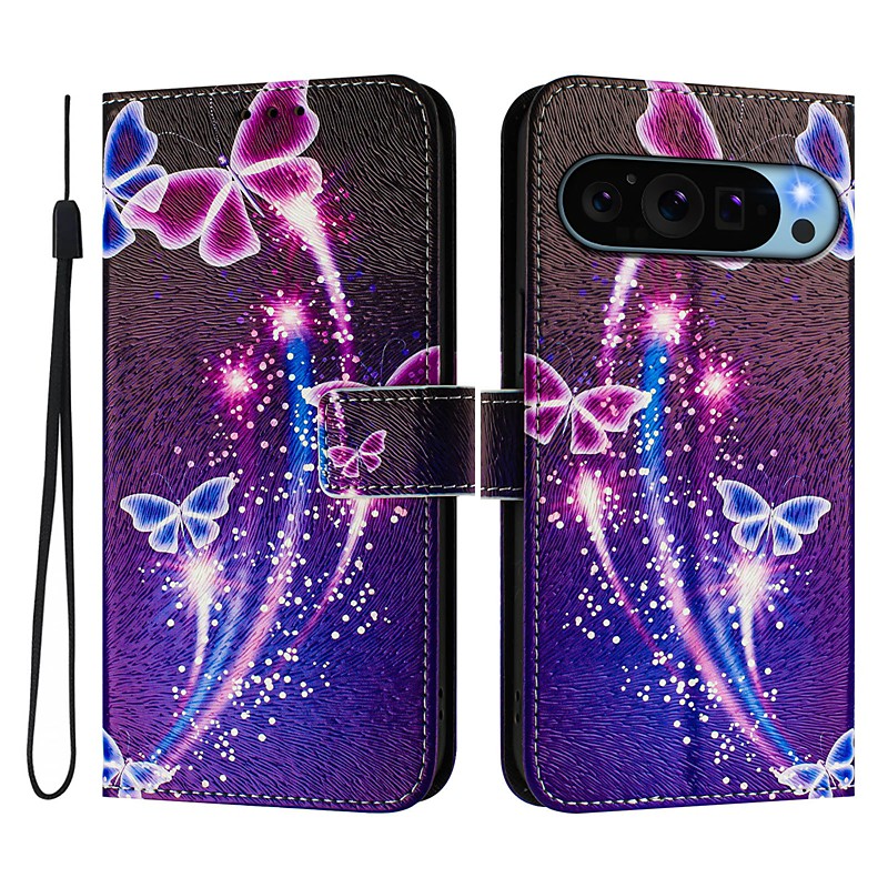Phone Case For Google Pixel 9 Pro Pixel 9 Pro XL Pixel 8 Pro Pixel 8 Pixel 9 Pixel 7 Pixel 7 Pro Pixel 6 Pixel 6 Pro Wallet Case with Stand Holder Magnetic Full Body Protective Retro TPU PU Leather