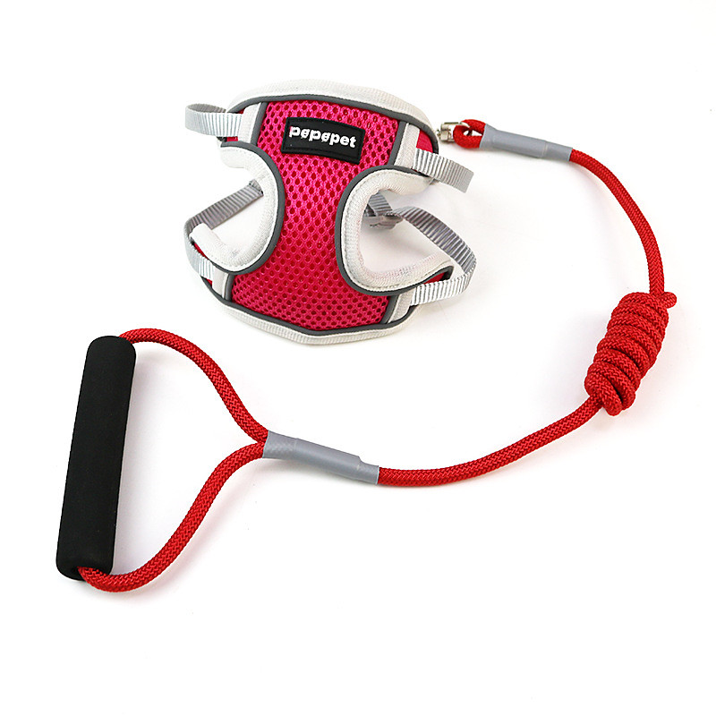 Vest Style Chest Strap Dog Traction Rope Reflective And Breathable Pet Traction Rope Cat Chest Strap Pet Supplies