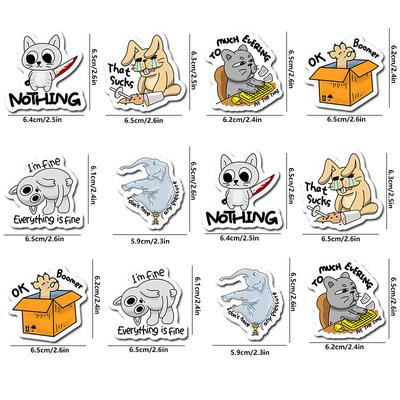 12pcs Refrigerator Magnets, Funny Fridge Magnets, Decorative Magnets, Personalized Fridge Magnet For Kitchen Office Whiteboard Locker Cabinet And Dishwasher, Kitchen Decoration, Home Decoration