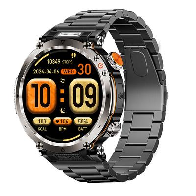 HT30 Smart Watch Rugged Military Men's 1.7 inch 600mAh Battery Compass Sports Fitness Watches Bluetooth Call Smartwatch