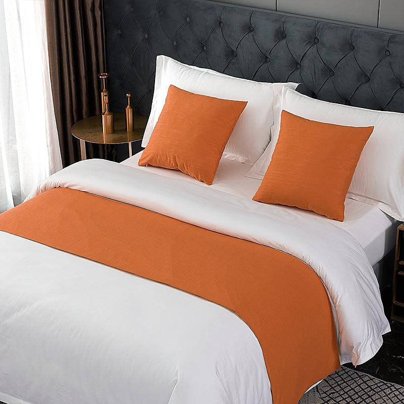 Bed Runner Bed Scarf, Decorative Bed Scarf for Home Hotel Bedspreads Scarves Protection Modern Solid Bed Runner for Foot of Bed Home Bedroom Bedding Decoration