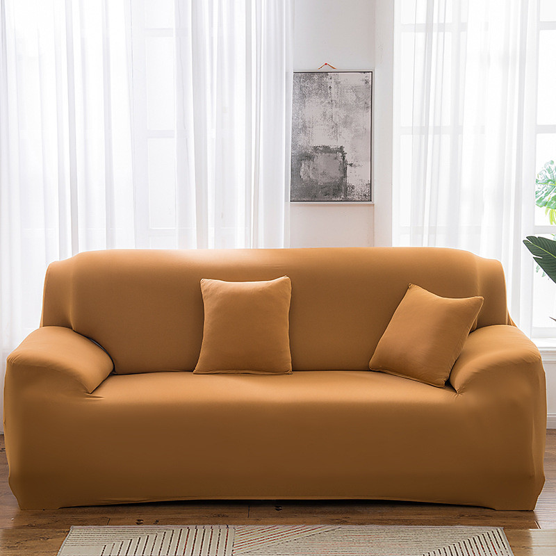 Couch Cover for Living Room, 4 Seater Stretch Furniture Protector Dust-Proof Loveseat Cover All-Inclusive Cover Furniture Protector Chair Covers for Living Room