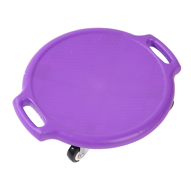 Toddler round big scooter sensory training equipment balance children's early education home vestibule four wheel scooter