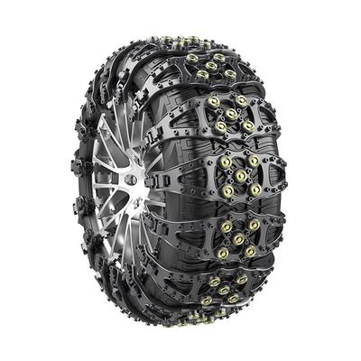 Car SUV Snow Chains Universal Anti Slip Tire Traction Chains Thickened TPU with Alloy Steel Studs Easy Install for Winter Ice Roads