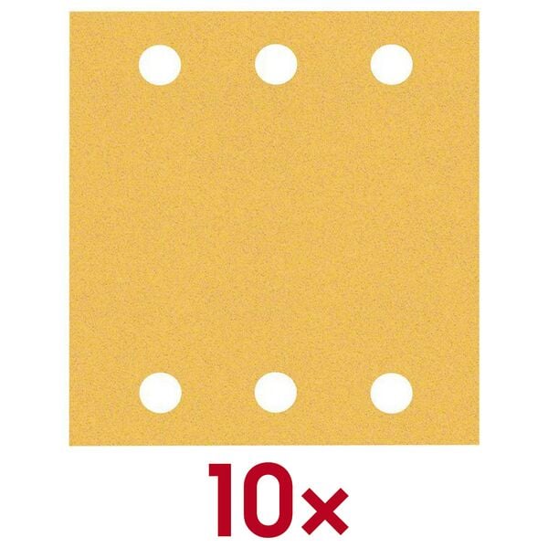 BOSCH Schleifblätter »EXPERT C470« Körnung 80 10 St. braun, 10.7 cm Image