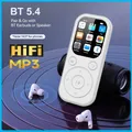 Lettore MP3 Hifi portatile da 1,8 pollici Tipo-C Bluetooth5.4 Tasti touch Musica stereo con altoparlante HiFi Registrazione radio FM E-Book
