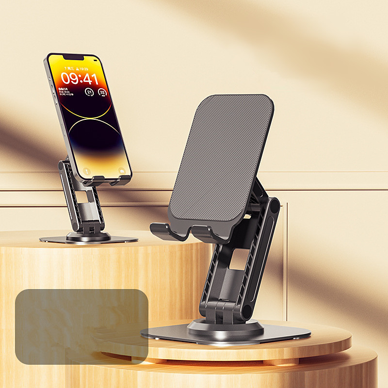 1PCS Metal Cell Phone Holder Multi-functional Folding Cell Phone Holder Support For iPhone Xiaomi Phone 360 Rotating Holder
