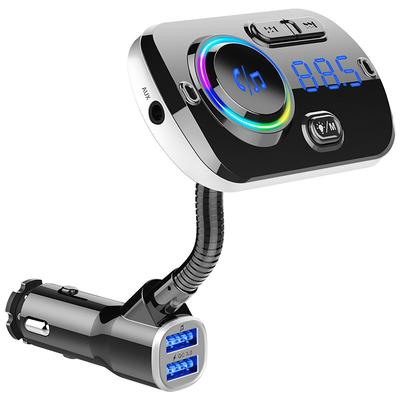 Car Accessories BC49A Car FM Stereo Transmitter MP3 Audio Music Stereo Adapter Car USB Ports QC3.0 Fast Charger