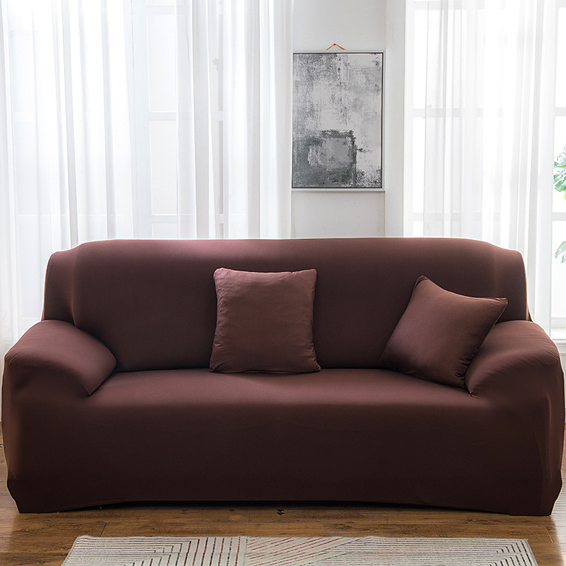 Couch Cover for Living Room, 4 Seater Stretch Furniture Protector Dust-Proof Loveseat Cover All-Inclusive Cover Furniture Protector Chair Covers for Living Room