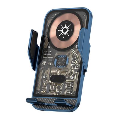 15W Automatic Car Wireless Fast Charger Phone Stand Holder Auto Car Mount For iPhone 16 15 14 13 12 Samsung Huawei Xiaomi LG Infrared Induction QI Wireless Charging