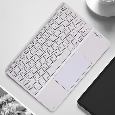 Wireless BT 3.0 Keyboard 59 Keys Ultra-slim Mini BT Keyboard with Touch Pad Support Android Windows iOS System for Laptop Phone Tablet