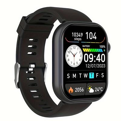 Men's Smart Watch 2.01 Inch High-definition Full Screen Touch Sports Smart Watches Dialing/answering Phones Sleep Step Calorie Activity Tracker Call Information Prompt Multi-function Smart Wristwatch