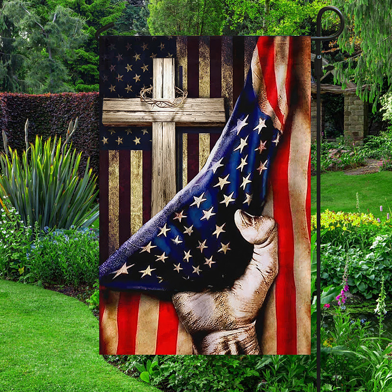 4th of July Independence Day Garden Flag 12 x 18 Inch Yard Flags, Small Garden Flags for Outside,Memorial Day Outdoor Flags, Holiday Garden Flags for All Seasons