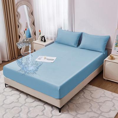 Queen Full King Protective Bed Cover Waterproof Mattress Protector Fitted Sheet Bed Protector Soft Fitted Sheet Breathable Comfortable 5-Sided Protection Against Bugs Dust Mites